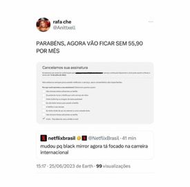 231293 - Anitta critica 'Black Mirror', Netflix responde com 'patada' e fãs ameaçam cancelar assinaturas por .