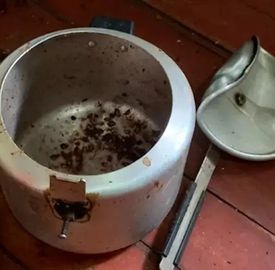 286434 - Panela de pressão explode e jovem acaba internada em estado grave por .