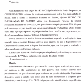 374671 - Re-Pa: TJD-PA decide não homologar primeiro jogo da final do Parazão e torneio não terá campeão no domingo por .