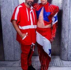 395442 - Paraense foi responsável por look de Christian Chávez, do RBD, em show com Joelma; veja as fotos por Foto: ReproduÃ§Ã£o/@fabricioneves.oficial 