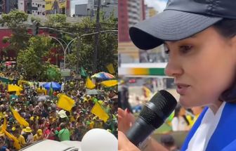 Em Belém, Michelle Bolsonaro brinca com o calor e fala de amor pelo Brasil; assista