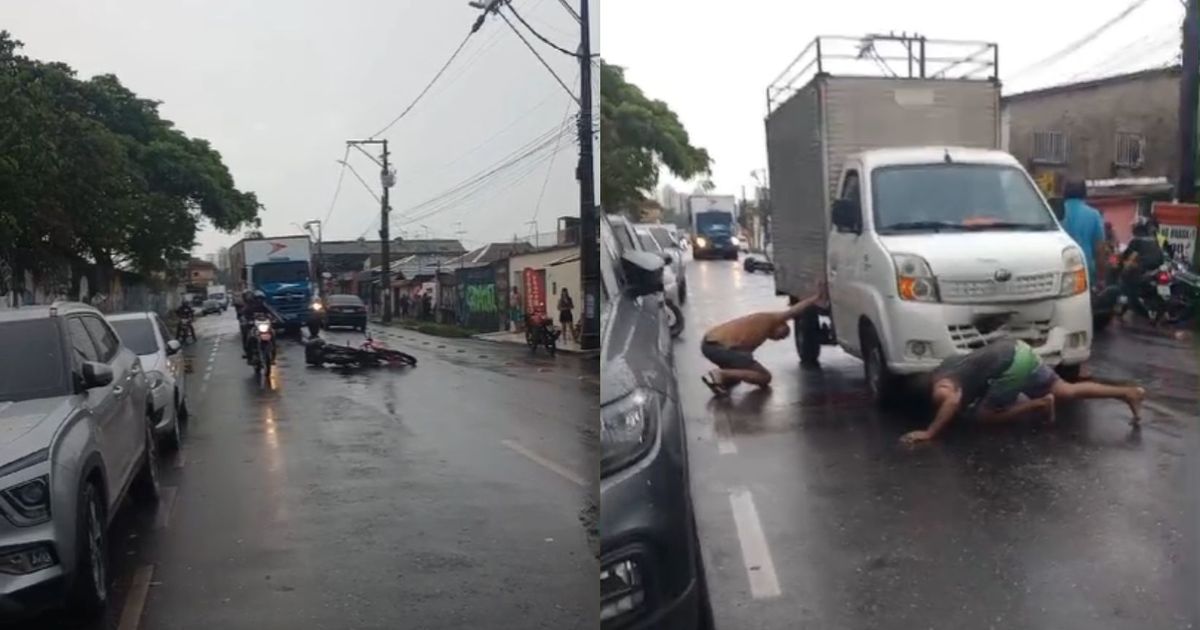 Homem morre em acidente com caminhão, em Ananindeua