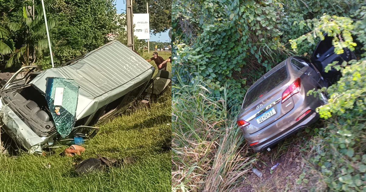 Acidente aconteceu em Santa Bárbara.