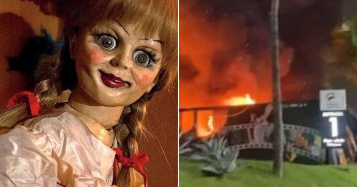 Boneca Annabelle, um dos itens atingidos pelo incêndio