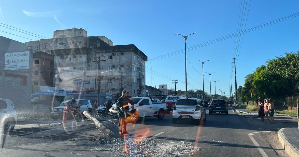Acidente na Mario Covas, na Grande Belém
