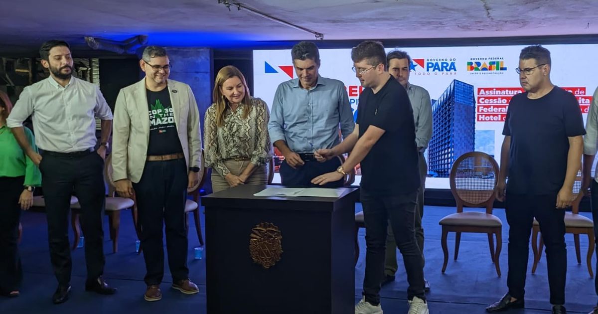 Grupo Roma e Estado assinaram contrato de cessão do novo hotel. 