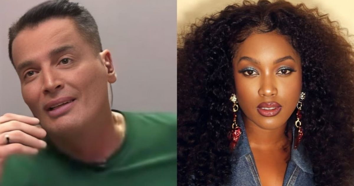 Léo Dias e a cantora Iza