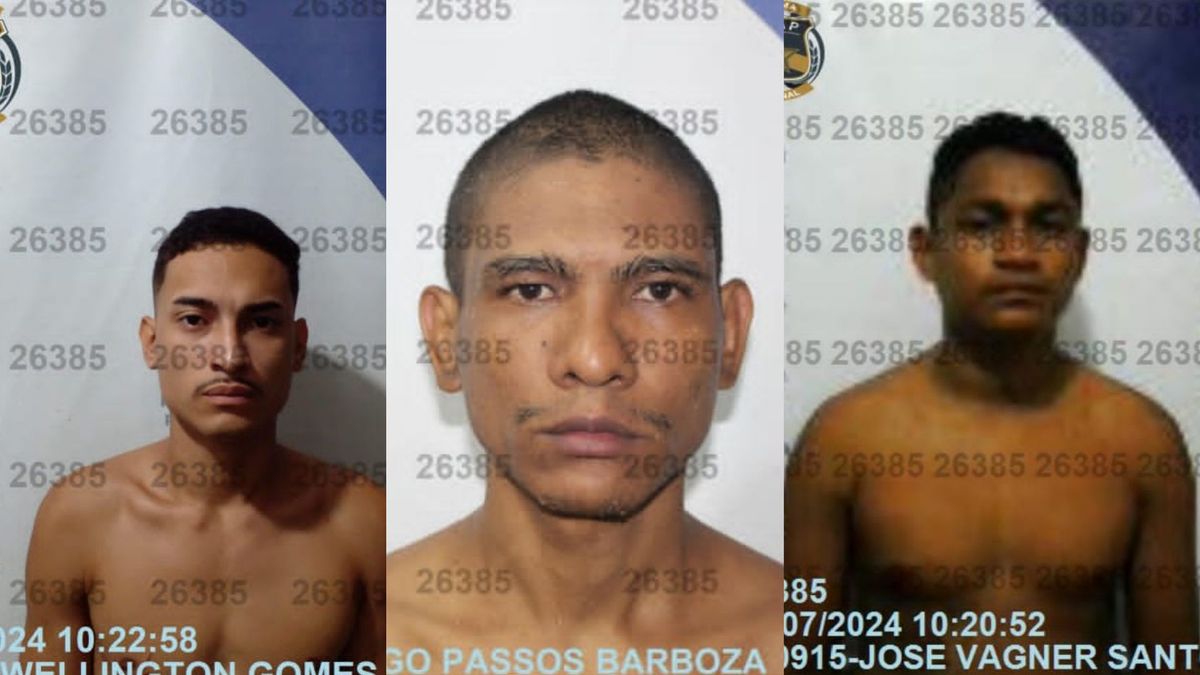 Wellington Gomes, Jefferson Hugo e José Vagner.