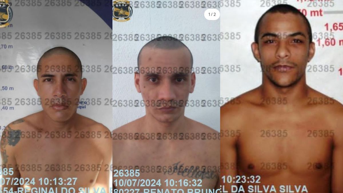 Reginaldo Silva, Renato Bruno e Izael da Silva