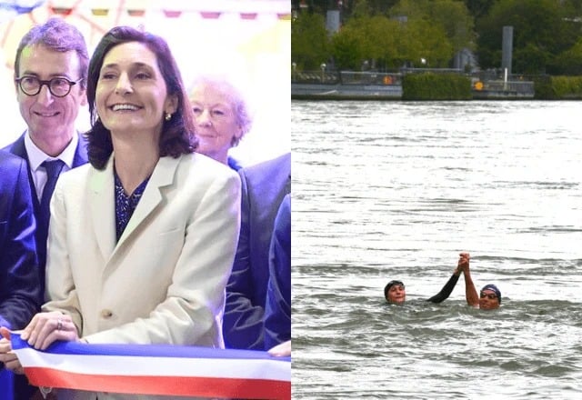 Nouvelles de Rome |  Vidéo : la ministre française des Sports tient ses promesses et plonge dans la Seine