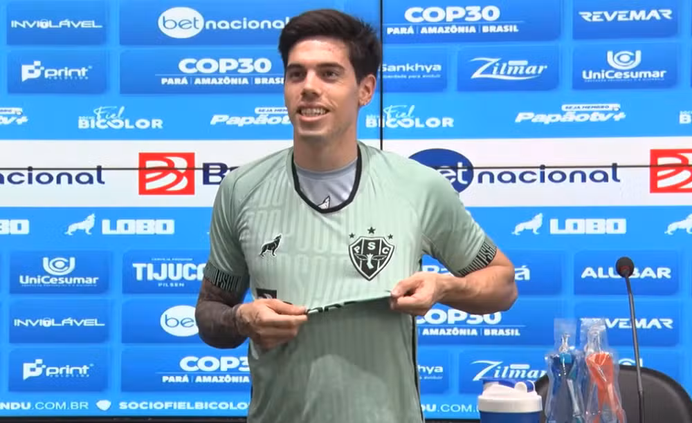 Borasi reforça o ataque do Paysandu na sequência da Série B. 