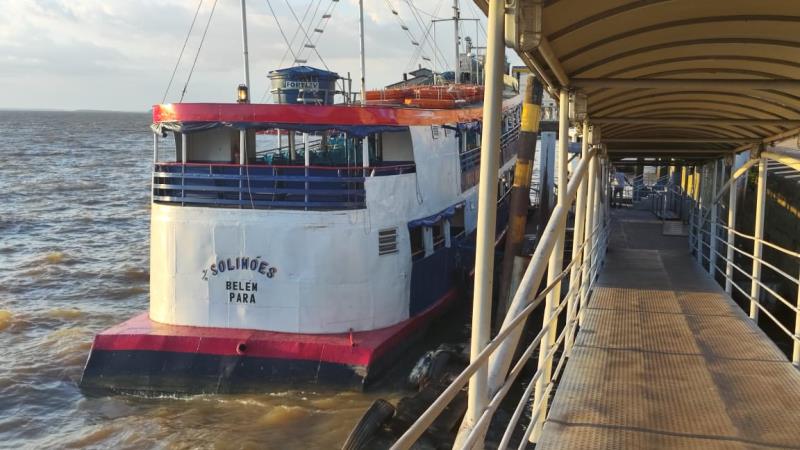 Navio Solimões volta a fazer o trajeto entre Belém e Mosqueiro