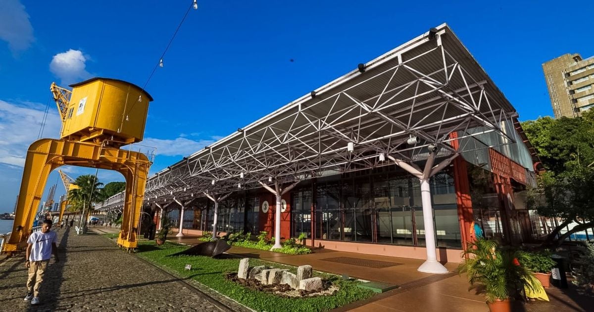 Complexo turístico Estação das Docas, em Belém.