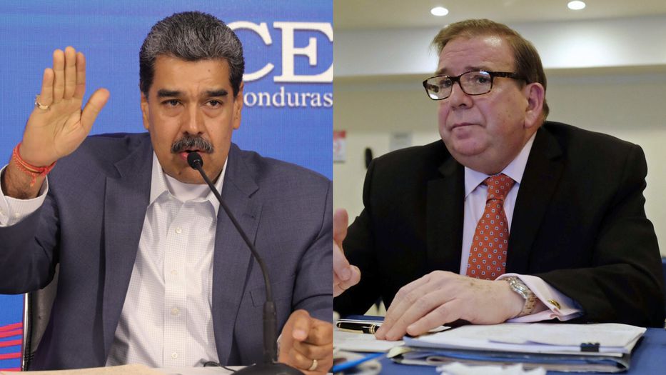 Nicolás Maduro e Edmundo González.