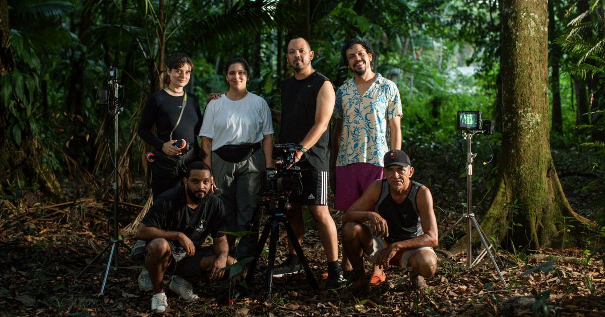 Equipe do curta-metragem " Boiuna" 