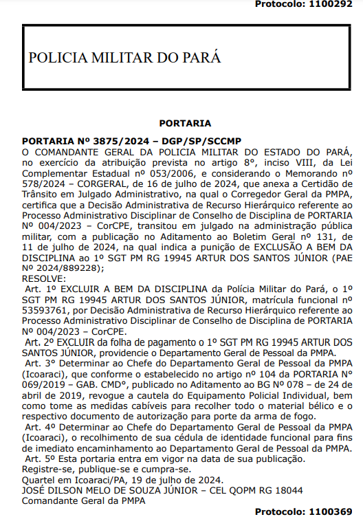 Arquivo do Diário Oficial