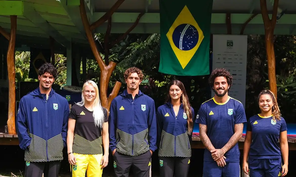 Atletas aguardam pela hora da participação nos Jogos Olímpicos. 