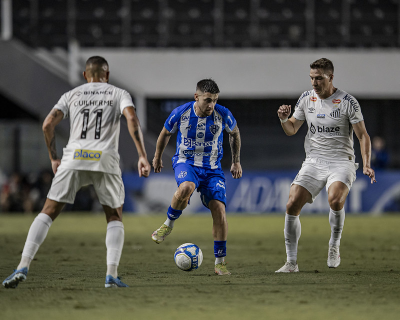 Papão recebe o Santos no Mangueirão. 