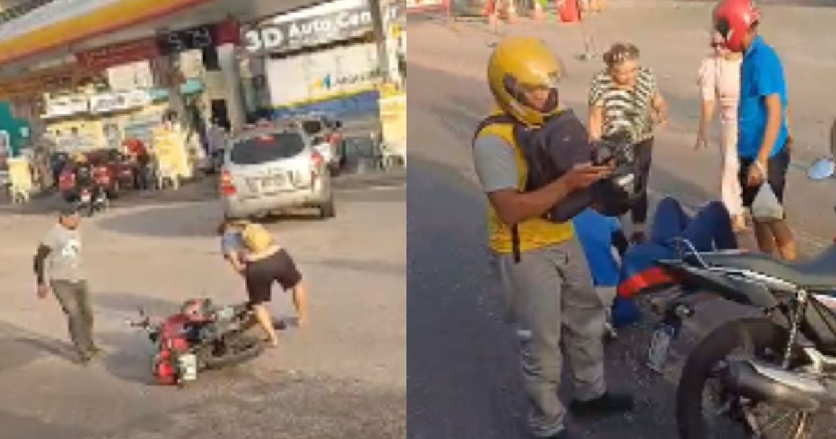 Acidente na BR-316 envolvendo duas motocicletas