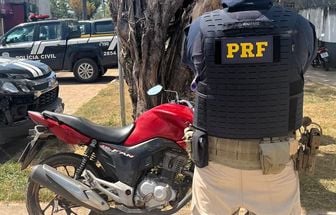PRF recupera moto roubada em Marabá após blitz na BR-155