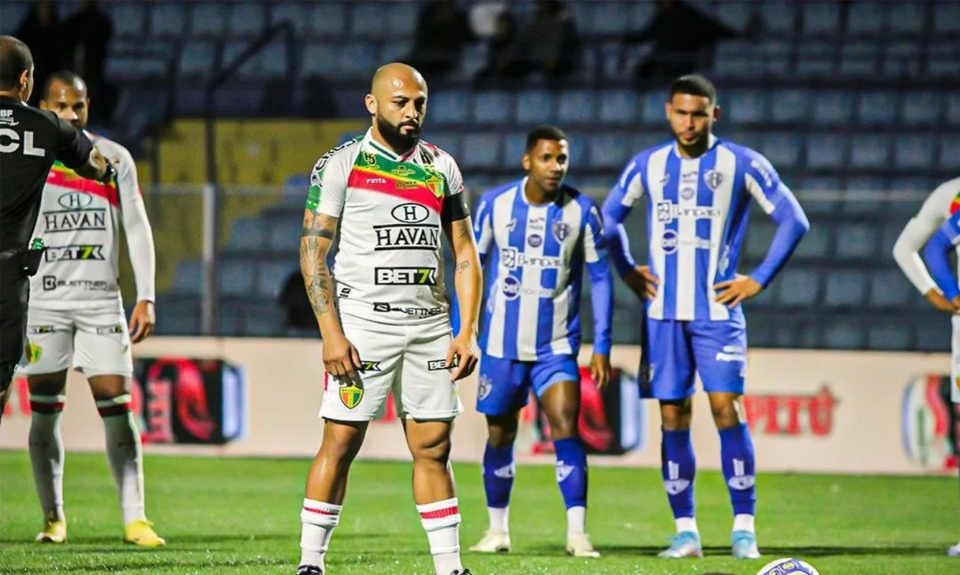 Brusque x Paysandu pela Série B.