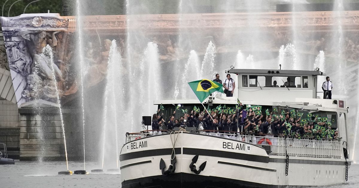 Delegação brasileira deu show na abertura das Olimpíadas.