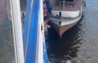 Colisão entre embarcações no Marajó causa queda de botijões de gás em rio
