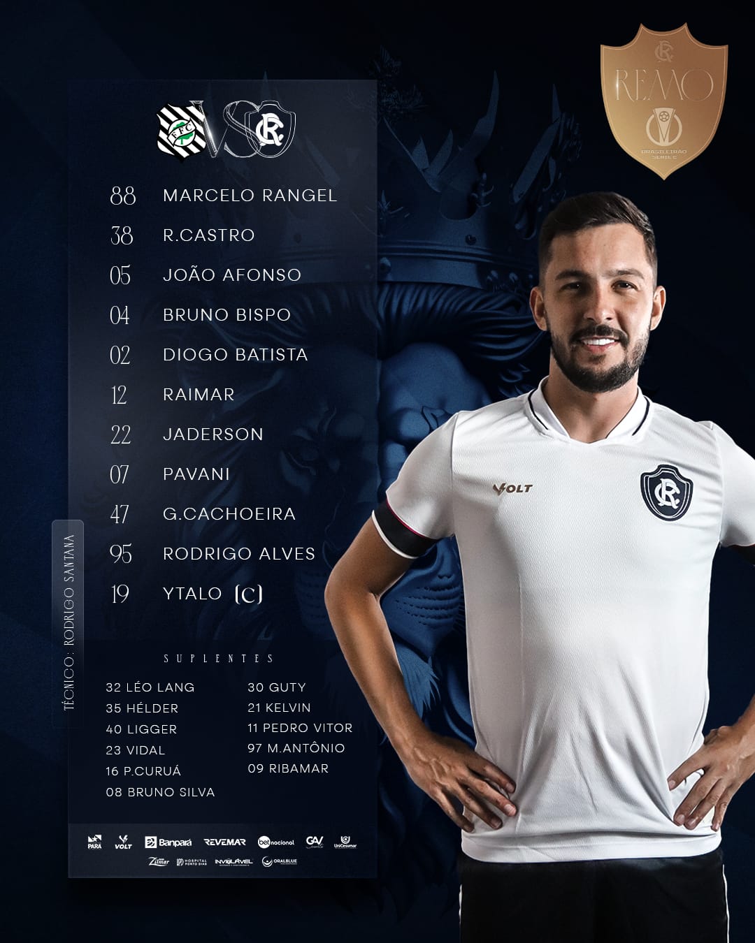 Remo escalado por Rodrigo Santana - 