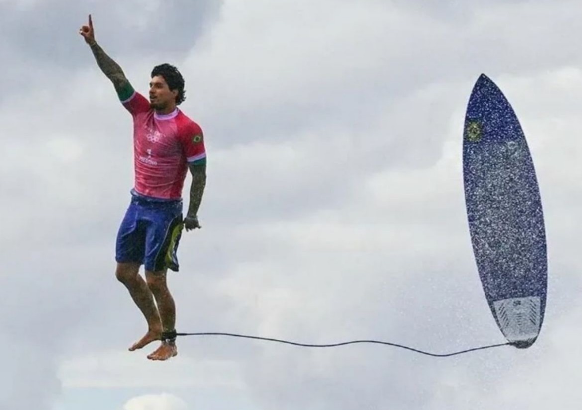 Gabriel Medina nas Olimpíadas de Paris - 