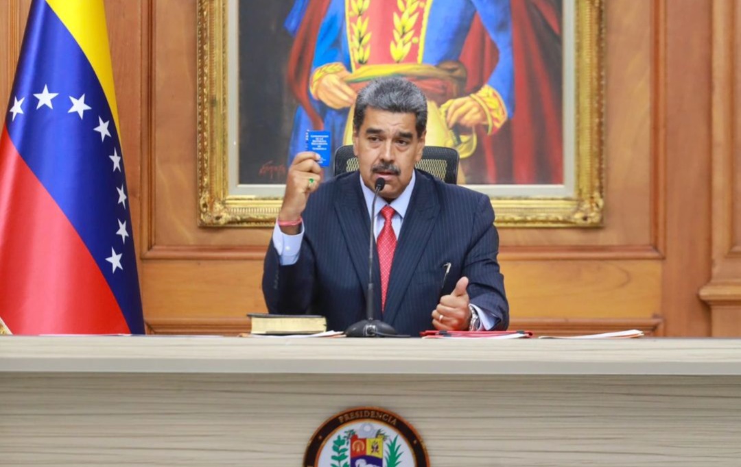 Nicolás Maduro, presidente da Venezuela.