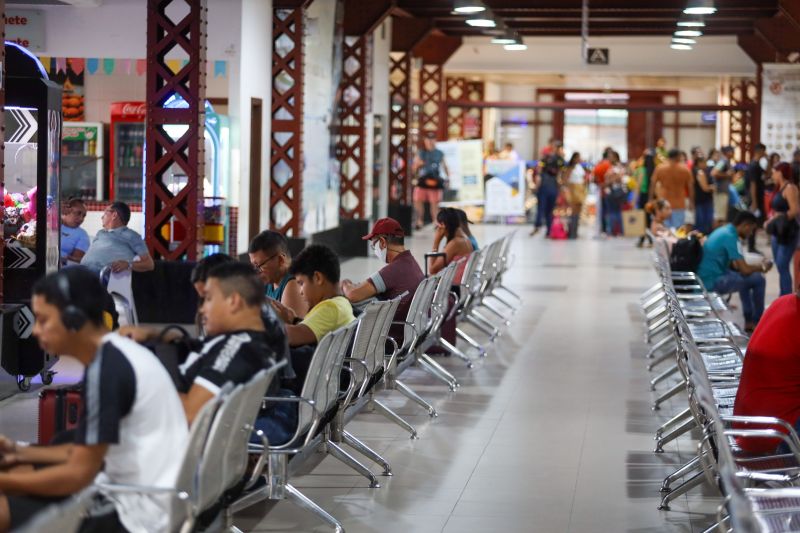 Nos últimos 30 dias de julho, foram registrados cerca de 80 mil passageiros no Terminal Hidroviário de Belém (THB).  Crédito : Rodrigo Pinheiro / Agência Pará.