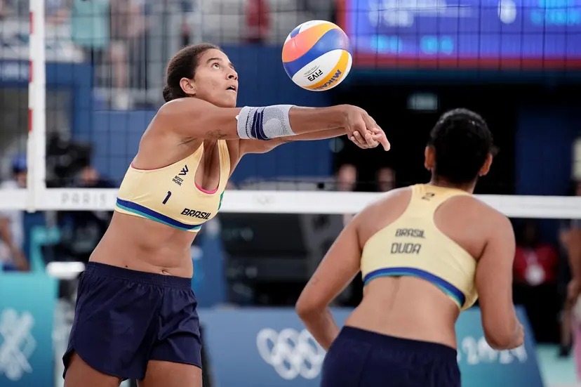 Duda e Ana Patrícia bateram a dupla italiana - 