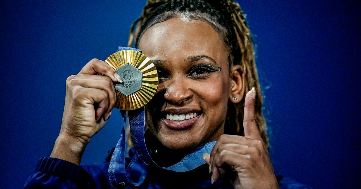 Rebeca garantiu o ouro no solo - 