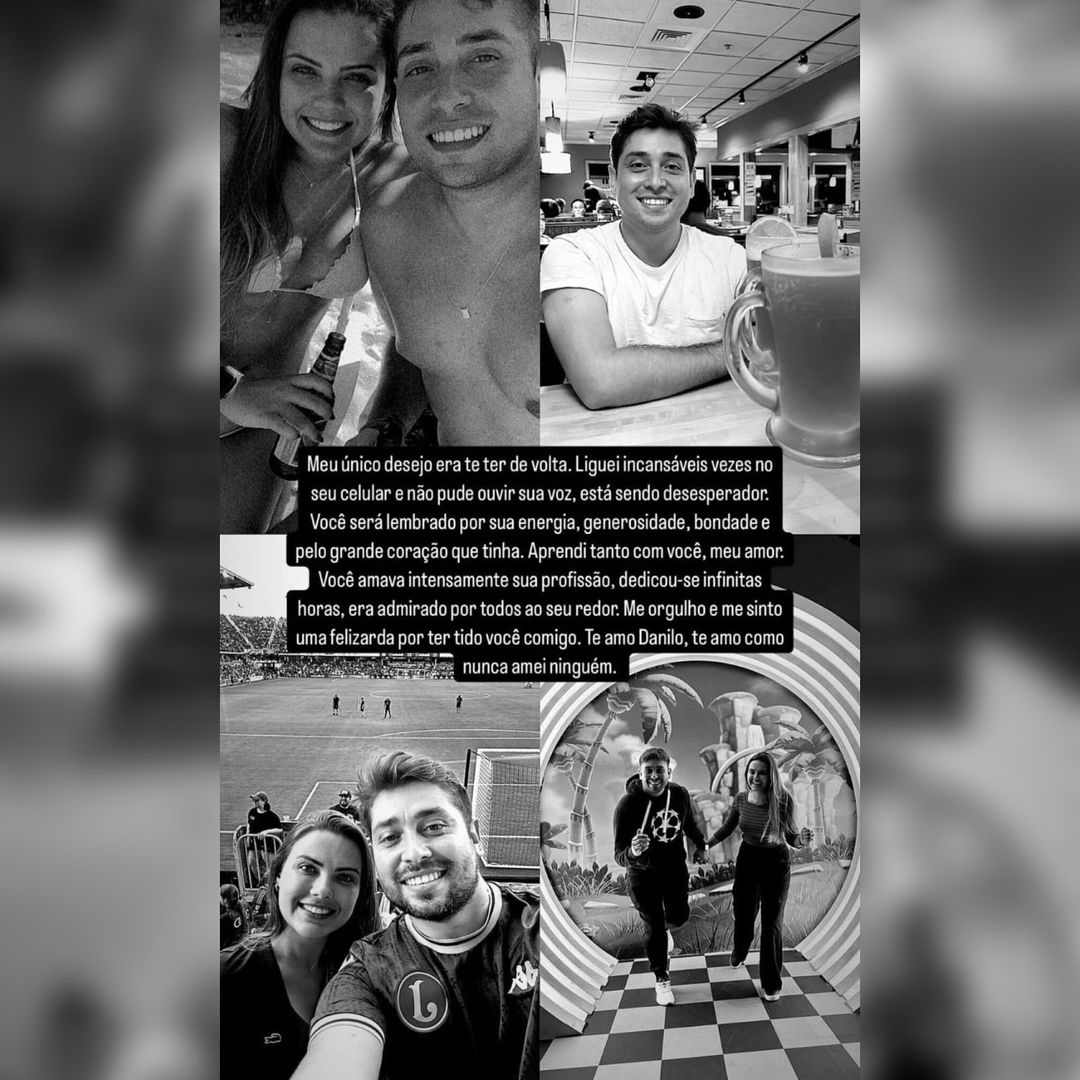 (Homenagem de Thalita Valente nas redes sociais)
