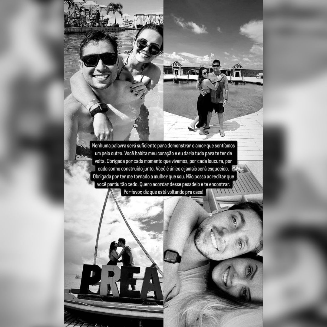 (Homenagem de Thalita Valente nas redes sociais)