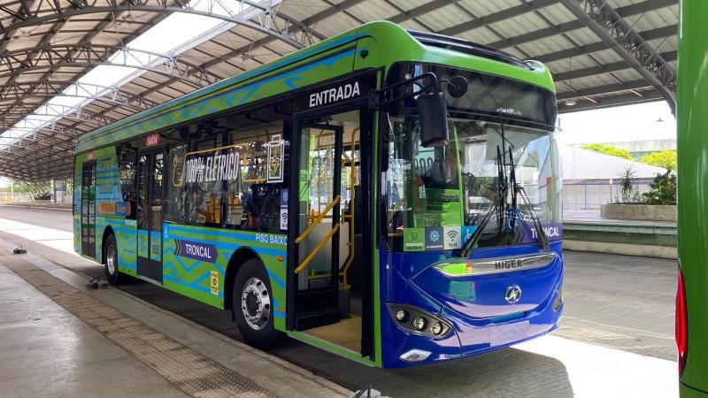 Ônibus elétrico é liberado para circular em Belém - 