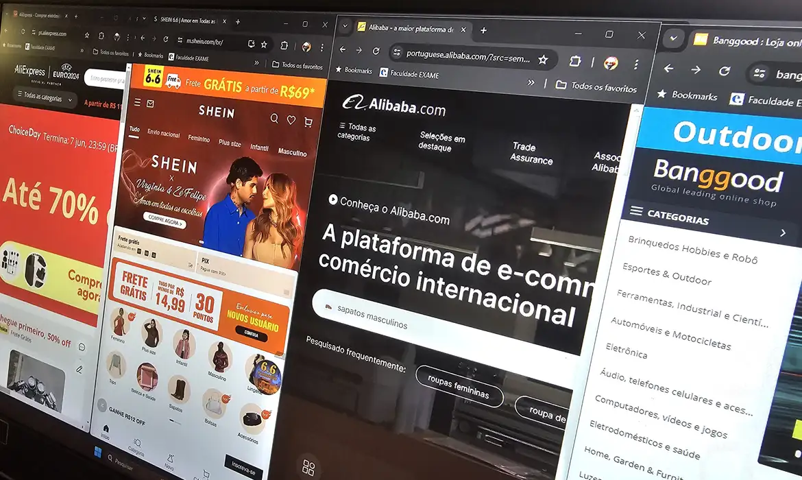 (Em vigor desde agosto, a taxa para as compras pela internet de produtos de até US$ 50 deverá arrecadar R$ 700 milhões este ano.)