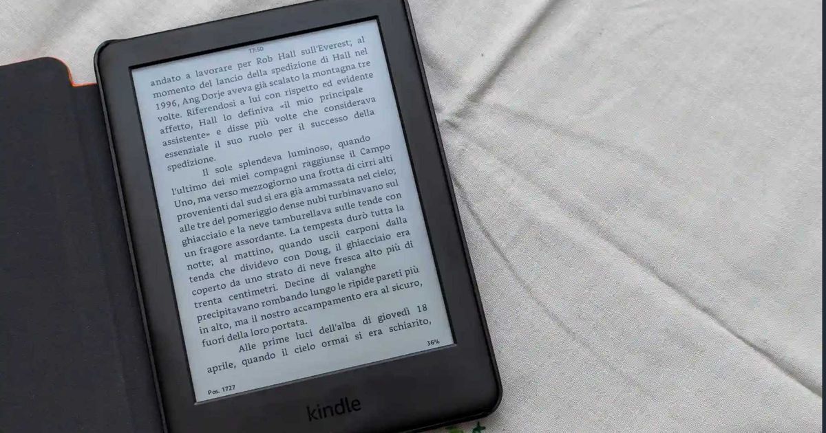 Kindle possui a tecnologia chamada eletronic ink