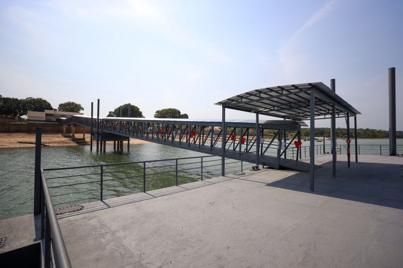 Novo terminal hidroviário de Aveiro, no Pará.