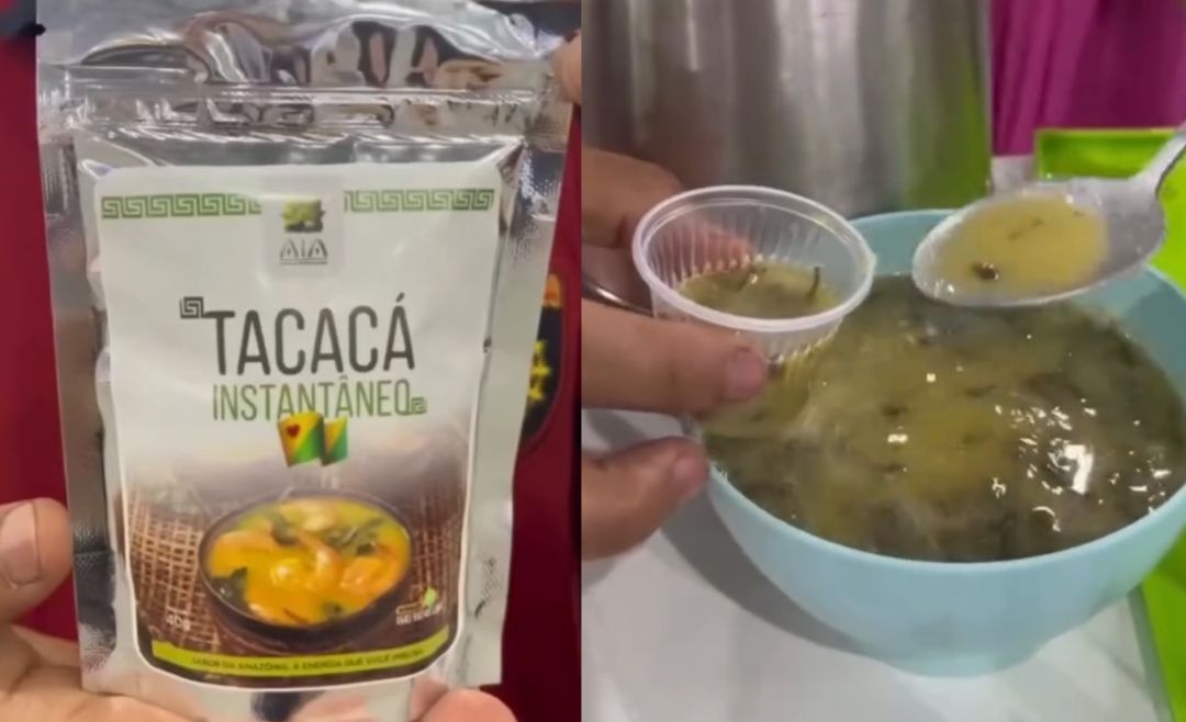 O famoso 'tacacá instantâneo'. 