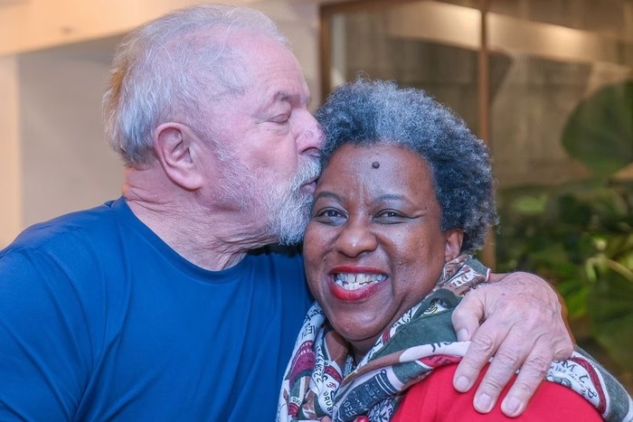 Presidente Lula e Macaé Evaristo.