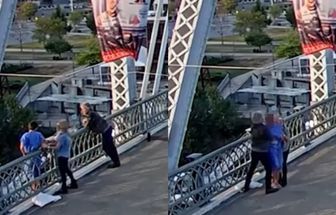 Vídeo: Jon Bon Jovi ajuda a salvar mulher na beirada de ponte, nos EUA