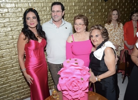 Fadia e Edmar Freire com Marian Freire e Cléa Farah