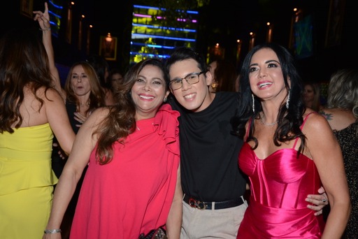 Katia Sadeck, Vinicius Carvalho e a aniversariante