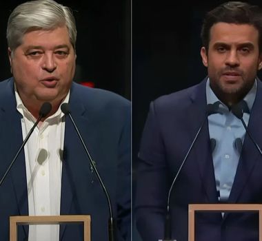 Imagem - Após debate, Datena bloqueia Marçal no WhatsApp depois de mensagem sobre cadeirada