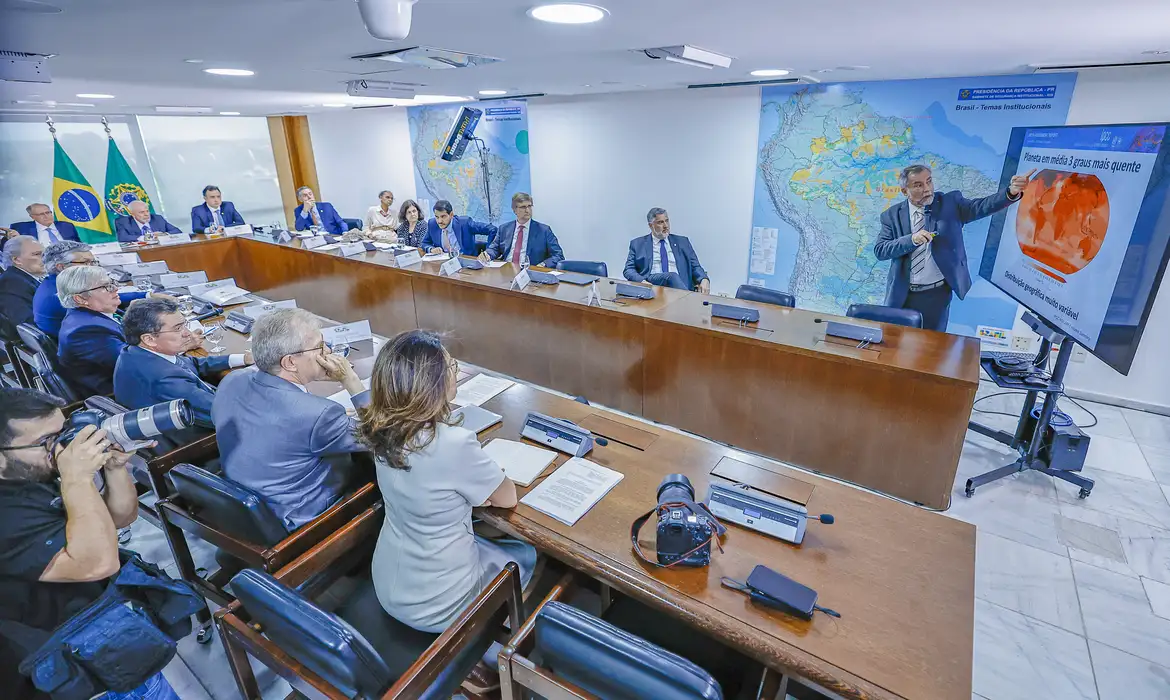 Reunião em Brasília.