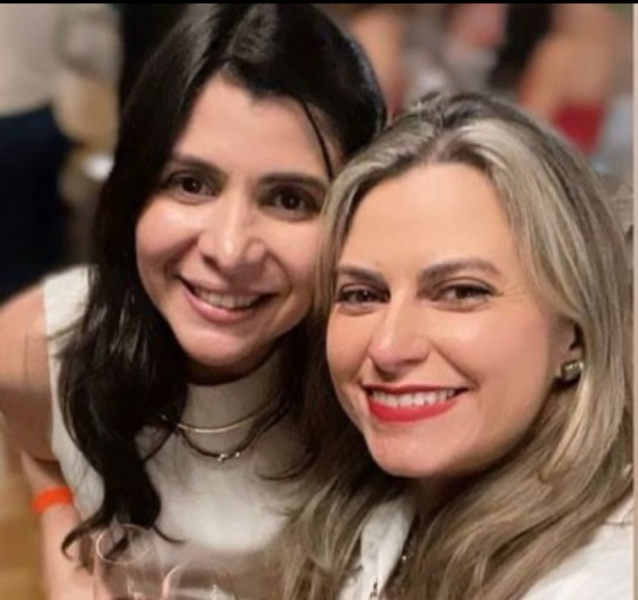 Mayara Hamad e Samia Melo no Grand Tasting,  que aconteceu na sede social da AP.