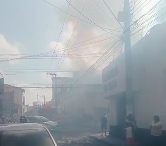 Imagem - Incêndio é registrado na manhã deste sábado na Cidade Velha, em Belém