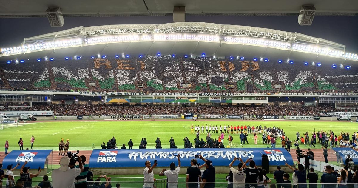 Torcida do Leão em jogo contra o Volta Redonda.