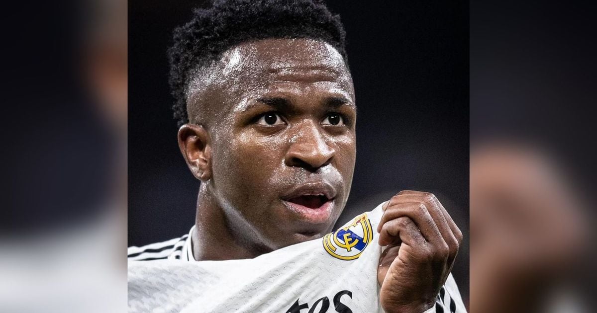 O atacante brasileiro Vinicius Júnior, do Real Madrid.